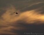 Helicopter flyby while
shooting pics from St. Mountain