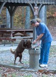 Roy takes a drink
Cloudland Canyon
Georgia